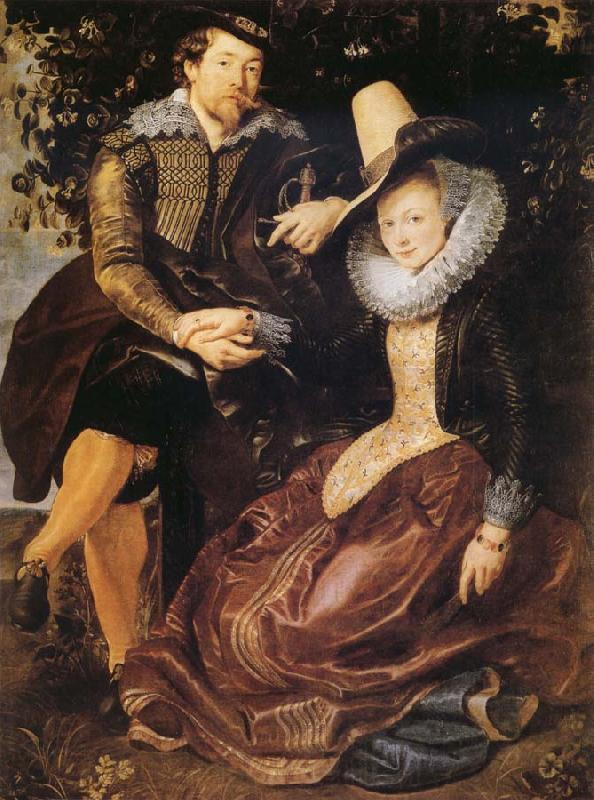 Peter Paul Rubens Rubens with his first wife Isabella Brant in the Honeysuckle Bower